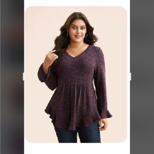BloomChic Deep Purple Women's Blouse